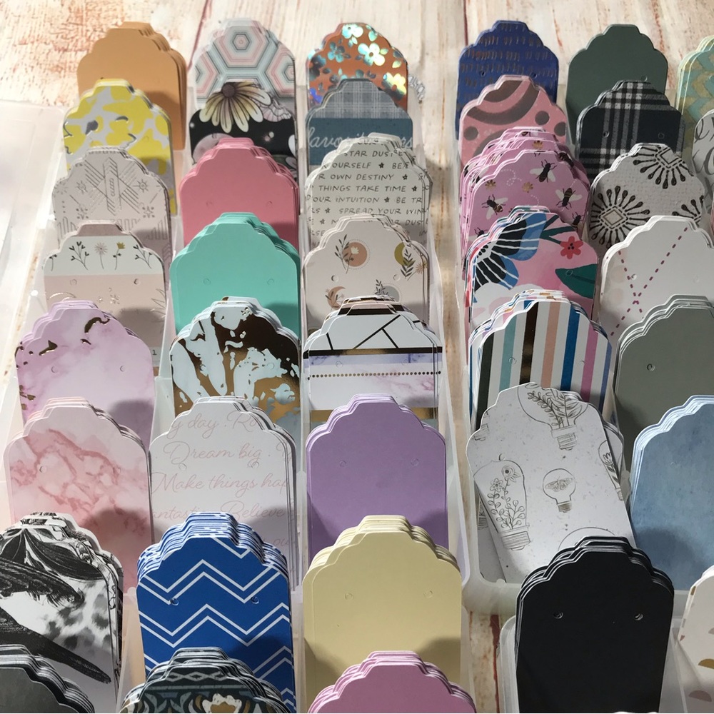 30 pc earring cards tags holders display - Picture 7 of 7